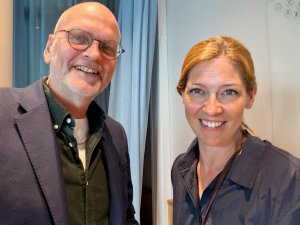 Mats-Olof Liljegren och Sissela Nutley vid 16-kommuners nätverksträff i Helsingborg maj 2026